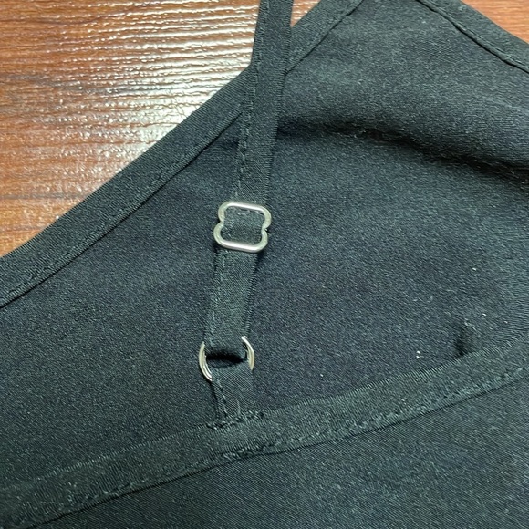 Nanette Lepore Silky V Neck Cami Lightweight Mini Slip Little Black Dress 4 - Picture 8 of 9